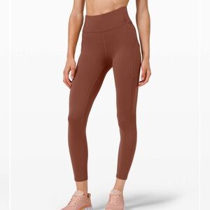 Lululemon Invigorate High-rise 25” tight Ancient Copper